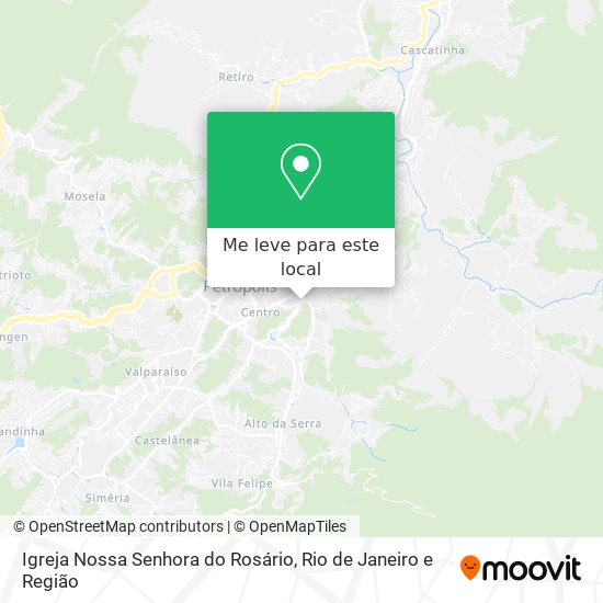 Igreja Nossa Senhora do Rosário mapa
