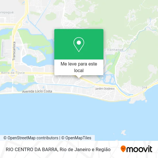 RIO CENTRO DA BARRA mapa