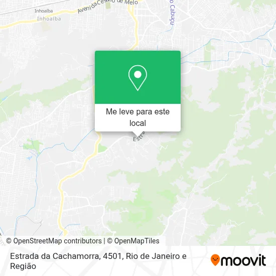 Estrada da Cachamorra, 4501 mapa
