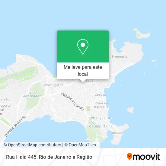Rua Haia 445 mapa