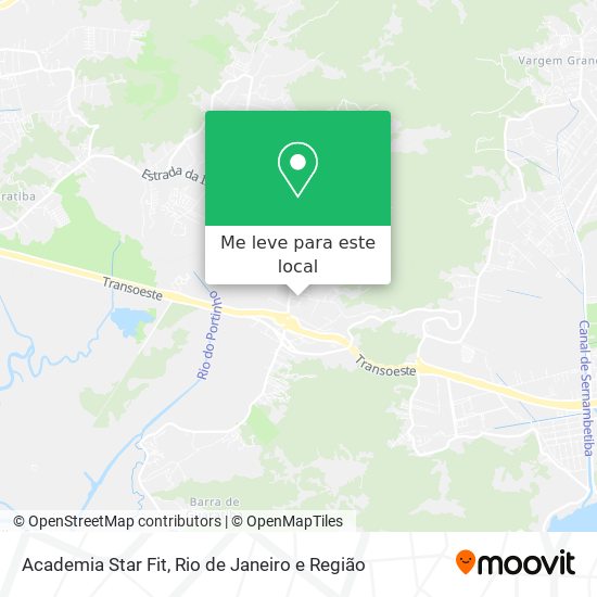 Academia Star Fit mapa