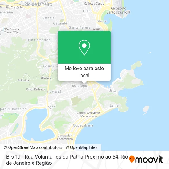 Brs 1,I - Rua Voluntários da Pátria Próximo ao 54 mapa