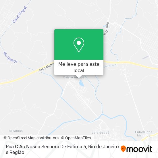 Rua C Ac Nossa Senhora De Fatima 5 mapa