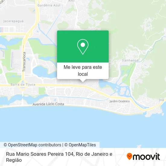Rua Mario Soares Pereira 104 mapa