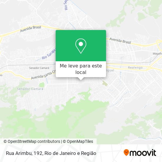 Rua Arimbu, 192 mapa