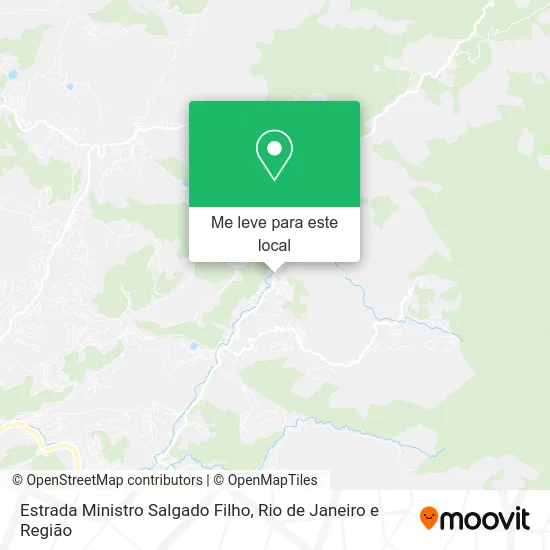 Estrada Ministro Salgado Filho mapa