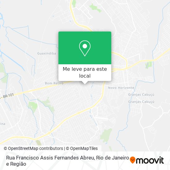 Rua Francisco Assis Fernandes Abreu mapa