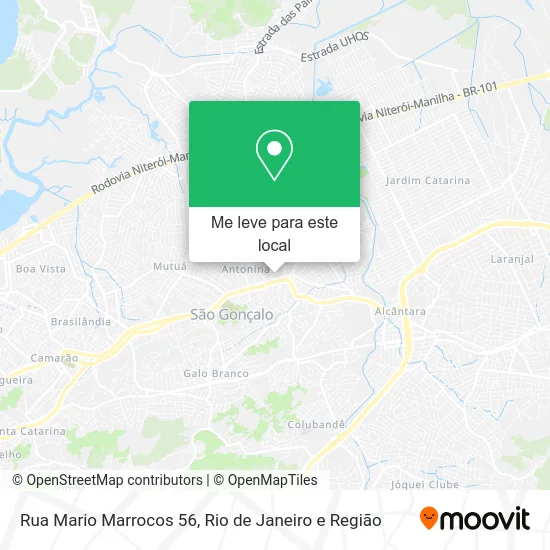 Rua Mario Marrocos 56 mapa