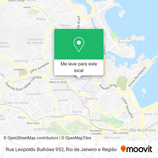 Rua Leopoldo Bulhões 952 mapa