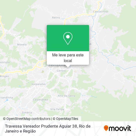 Travessa Vereador Prudente Aguiar 38 mapa
