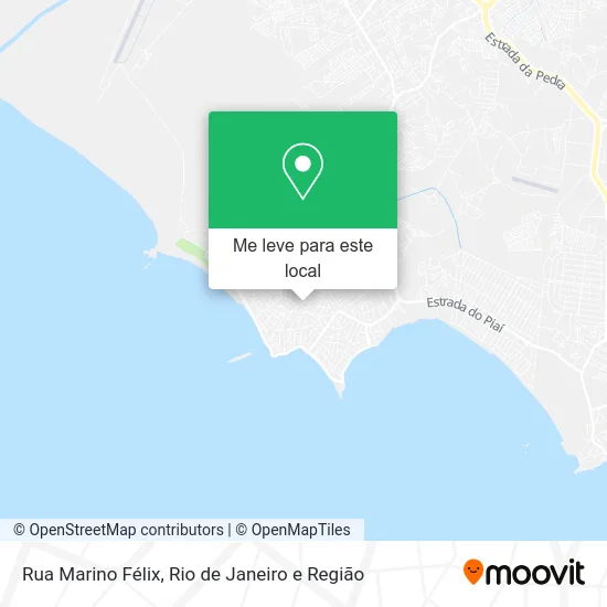 Rua Marino Félix mapa
