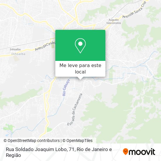 Rua Soldado Joaquim Lobo, 71 mapa