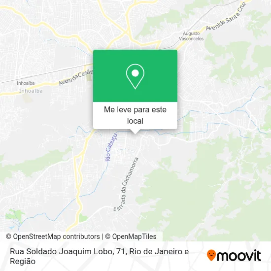 Rua Soldado Joaquim Lobo, 71 mapa
