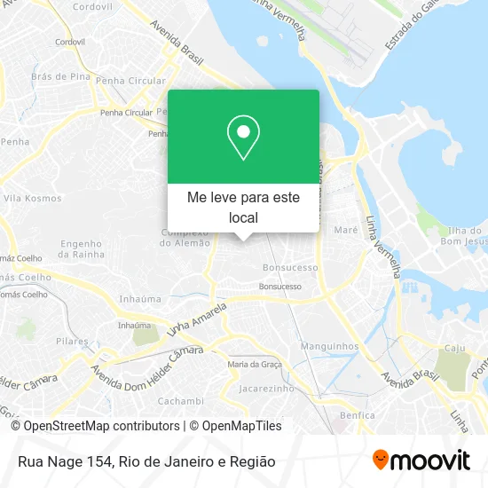 Rua Nage 154 mapa