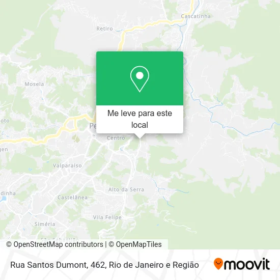 Rua Santos Dumont, 462 mapa