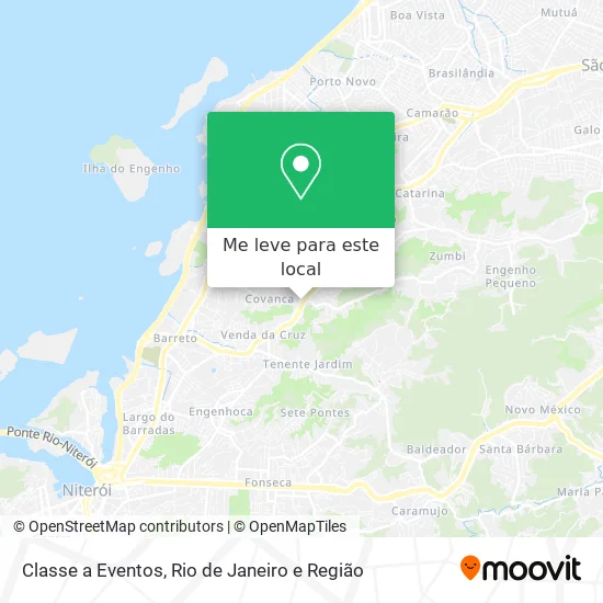 Classe a Eventos mapa