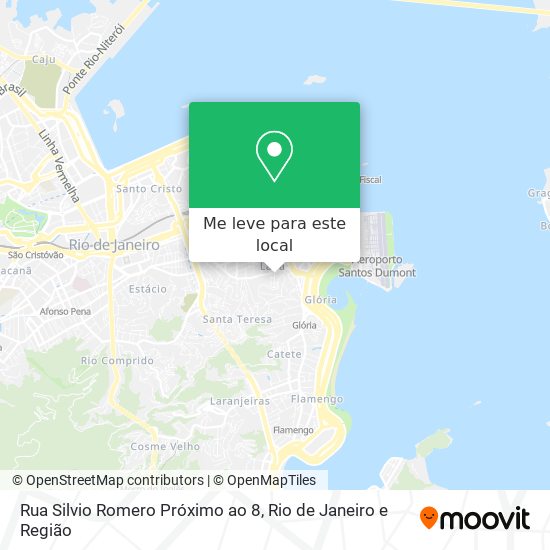 Rua Silvio Romero Próximo ao 8 mapa