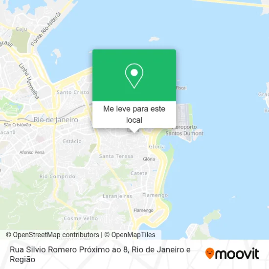 Rua Silvio Romero Próximo ao 8 mapa