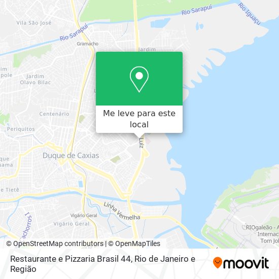 Restaurante e Pizzaria Brasil 44 mapa