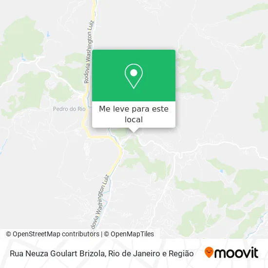 Rua Neuza Goulart Brizola mapa