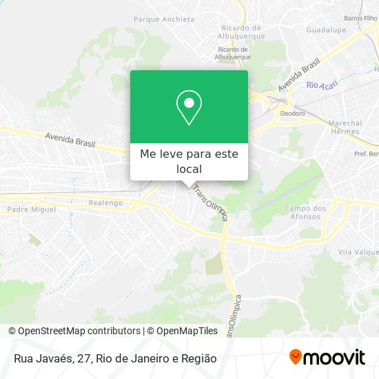Rua Javaés, 27 mapa