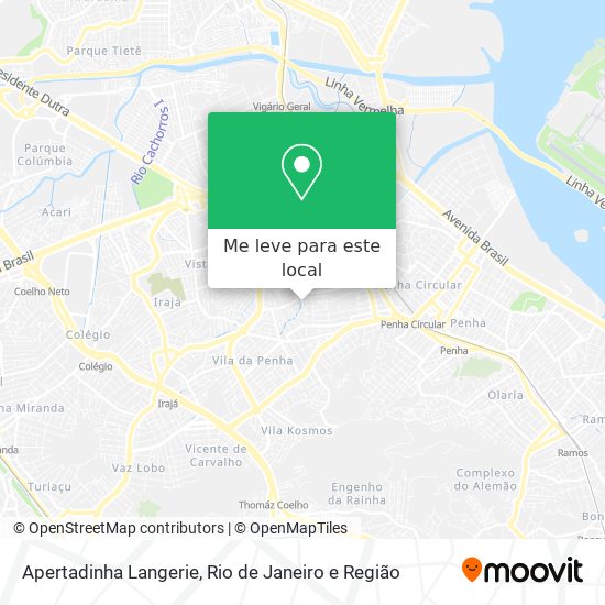 Apertadinha Langerie mapa