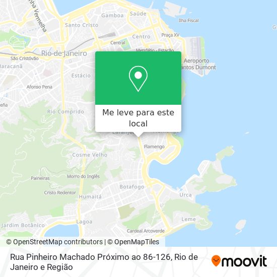 Rua Pinheiro Machado Próximo ao 86-126 mapa