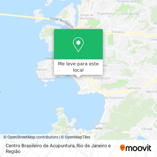Centro Brasileiro de Acupuntura mapa