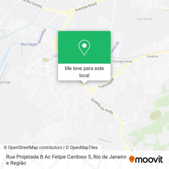 Rua Projetada B Ac Felipe Cardoso 5 mapa