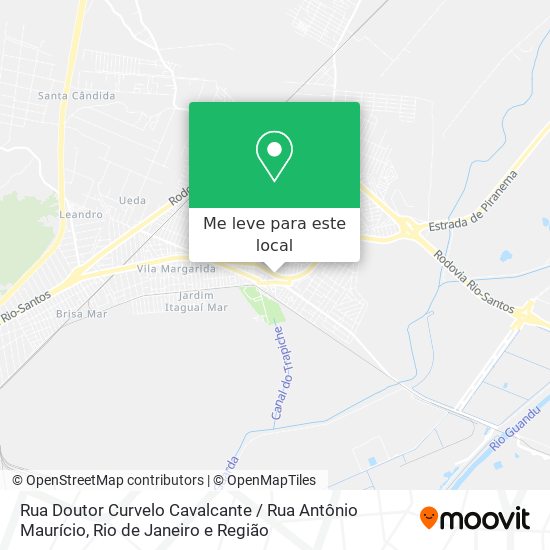 Rua Doutor Curvelo Cavalcante / Rua Antônio Maurício mapa