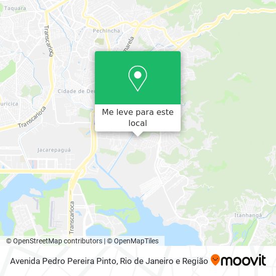 Avenida Pedro Pereira Pinto mapa