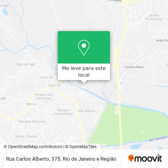 Rua Carlos Alberto, 375 mapa