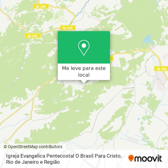 Igreja Evangelica Pentecostal O Brasil Para Cristo mapa