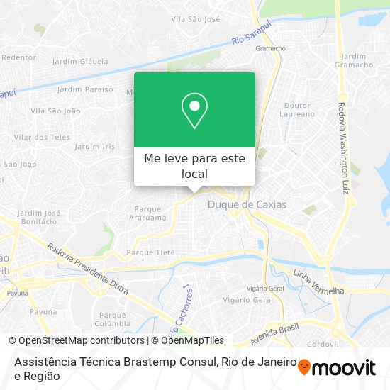 Assistência Técnica Brastemp Consul mapa