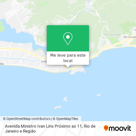 Avenida Ministro Ivan Lins Próximo ao 11 mapa