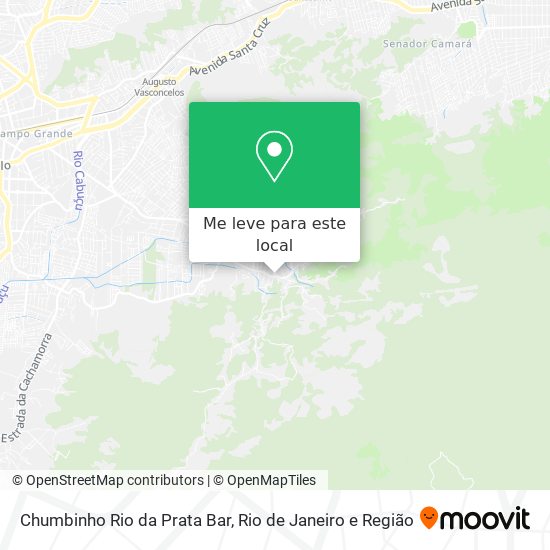 Chumbinho Rio da Prata Bar mapa