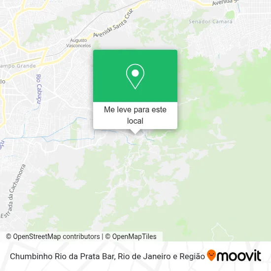 Chumbinho Rio da Prata Bar mapa