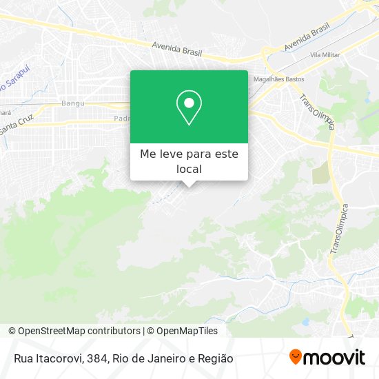 Rua Itacorovi, 384 mapa