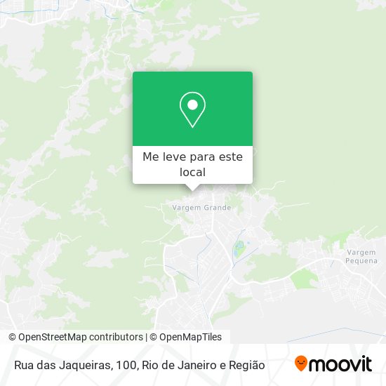Rua das Jaqueiras, 100 mapa