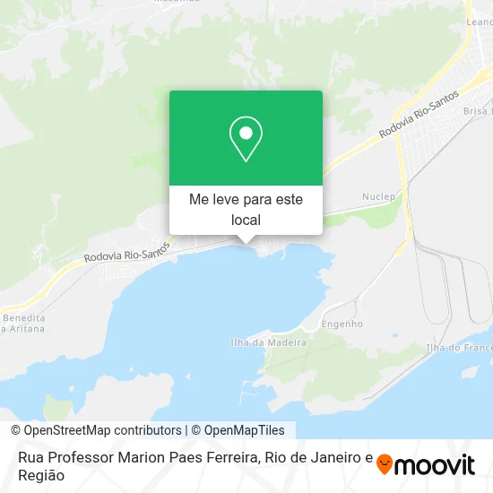 Rua Professor Marion Paes Ferreira mapa