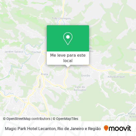 Magic Park Hotel Lecanton mapa