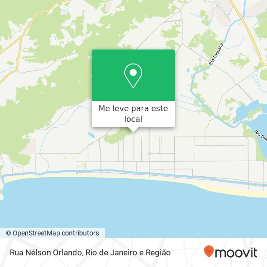 Rua Nélson Orlando mapa