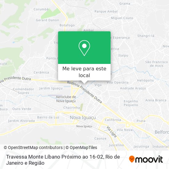 Travessa Monte Líbano Próximo ao 16-02 mapa