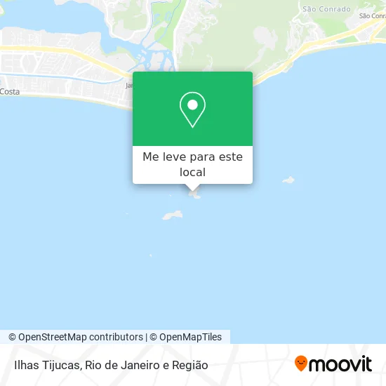 Ilhas Tijucas mapa