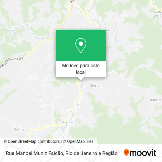 Rua Manoel Muniz Falcão mapa