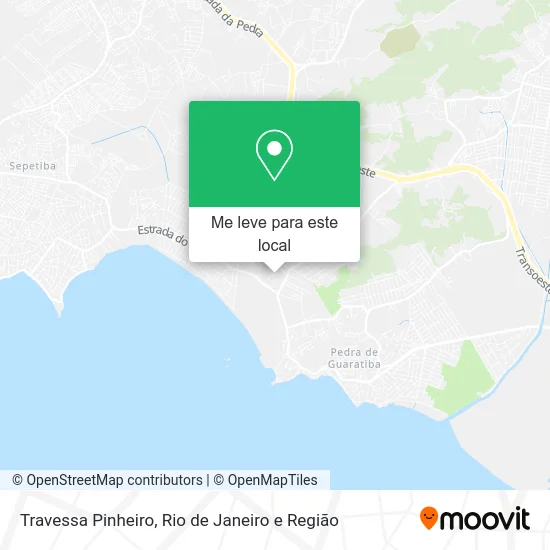 Travessa Pinheiro mapa