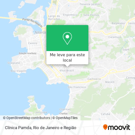Clínica Pamda mapa