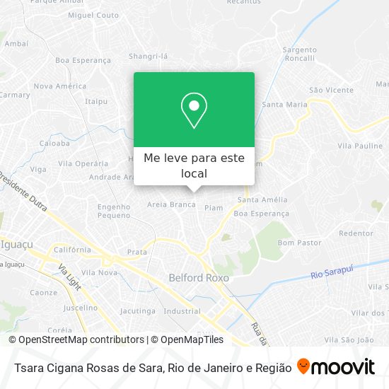 Tsara Cigana Rosas de Sara mapa