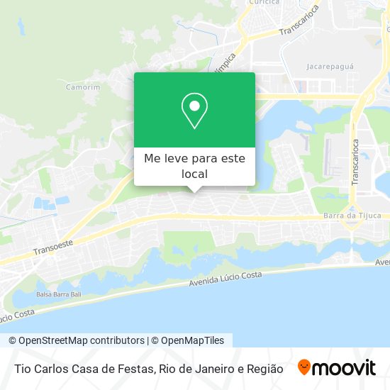 Tio Carlos Casa de Festas mapa