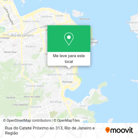 Rua do Catete Próximo ao 313 mapa